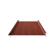 Stehfalzblech 33/500-LR | Dach | Anti-Tropf 1000 g/m² | Sonderposten | Stahl 0,40 mm | 25 µm Polyester | 8012 - Rotbraun #1