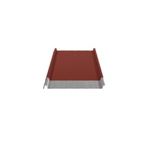 Stehfalzblech 33/500-LR | Dach | Anti-Tropf 1000 g/m² | Stahl 0,50 mm | 35 µm Mattpolyester | 29 - Rot #5