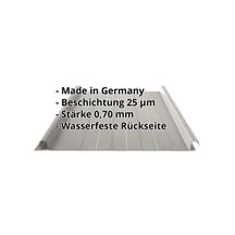 Stehfalzblech 33/500-LR | Dach | Aluminium 0,70 mm | 25 µm Polyester | 9007 - Graualuminium #2