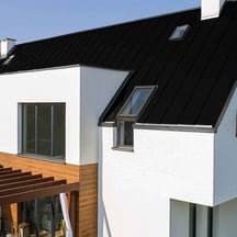 Stehfalzblech PD-510-S | Flach | Anti-Tropf 700 g/m² | Stahl 0,50 mm | 50 µm PURLAK® | 9005 - Tiefschwarz #12