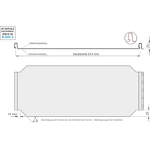Stehfalzblech PD-510-S | Flach | Anti-Tropf 700 g/m² | Stahl 0,50 mm | 25 µm Polyester | 7000 - Fehgrau #3