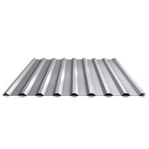 Trapezblech 20/1100 | Dach | Aktionsblech | Stahl 0,75 mm | 25 µm Polyester | 9006 - Weißaluminium #1