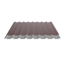 Trapezblech 20/1100 | Dach | Anti-Tropf 1000 g/m² | Stahl 0,50 mm | 25 µm Polyester | 3005 - Weinrot #4