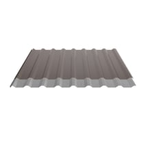 Trapezblech 20/1100 | Dach | Anti-Tropf 1000 g/m² | Stahl 0,50 mm | 25 µm Polyester | 8011 - Nussbraun #4