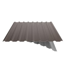 Trapezblech 20/1100 | Dach | Anti-Tropf 1000 g/m² | Stahl 0,50 mm | 25 µm Polyester | 8011 - Nussbraun #5