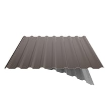 Trapezblech 20/1100 | Dach | Anti-Tropf 1000 g/m² | Stahl 0,50 mm | 25 µm Polyester | 8011 - Nussbraun #6