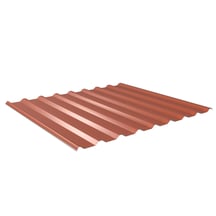 Trapezblech 20/1100 | Dach | Anti-Tropf 1000 g/m² | Stahl 0,50 mm | 60 µm Puramid | 8004 - Kupferbraun #1