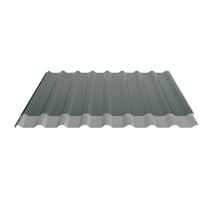 Trapezblech 20/1100 | Dach | Anti-Tropf 1000 g/m² | Aluminium 0,70 mm | 25 µm Polyester | 6005 - Moosgrün #5