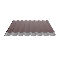 Trapezblech 20/1100 | Dach | Anti-Tropf 2400 g/m² | Stahl 0,50 mm | 25 µm Polyester | 3005 - Weinrot #5