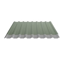 Trapezblech 20/1100 | Dach | Anti-Tropf 2400 g/m² | Stahl 0,50 mm | 25 µm Polyester | 6011 - Resedagrün #4
