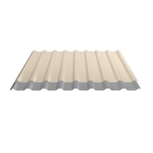 Trapezblech 20/1100 | Dach | Anti-Tropf 2400 g/m² | Stahl 0,63 mm | 25 µm Polyester | 1015 - Hellelfenbein #4