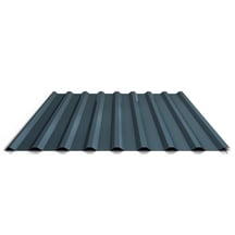 Trapezblech 20/1100 | Dach | Anti-Tropf 2400 g/m² | Stahl 0,50 mm | 35 µm Mattpolyester | 23 - Dunkelgrau #1