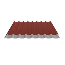 Trapezblech 20/1100 | Dach | Anti-Tropf 2400 g/m² | Stahl 0,50 mm | 35 µm Mattpolyester | 29 - Rot #4