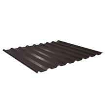 Trapezblech 20/1100 | Dach | Anti-Tropf 2400 g/m² Stahl 0,50 mm | 35 µm Mattpolyester | 32 - Dunkelbraun Trapezblech 20/1100 | Dach | Anti-Tropf 2400 g/m² | Stahl 0,50 mm | 35 µm Mattpolyester | 32 - Dunkelbraun #1