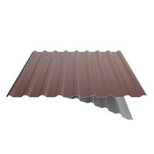 Trapezblech 20/1100 | Dach | Anti-Tropf 2400 g/m² | Stahl 0,50 mm | 60 µm Puramid | 8012 - Rotbraun #6