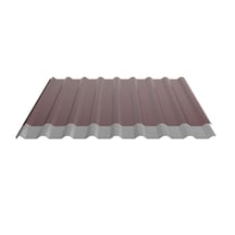 Trapezblech 20/1100 | Dach | Anti-Tropf 2400 g/m² | Stahl 0,50 mm | 80 µm Shimoco | 3009 - Oxidrot #4