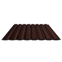 Trapezblech 20/1100 | Wand | Stahl 0,63 mm | 25 µm Polyester | 8017 - Schokoladenbraun #1