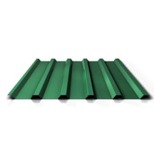 Trapezblech 35/207 | Dach | Anti-Tropf 1000 g/m² | Stahl 0,50 mm | 25 µm Polyester | 6002 - Laubgrün #1