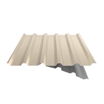 Trapezblech 35/207 | Dach | Anti-Tropf 1000 g/m² | Stahl 0,63 mm | 25 µm Polyester | 1015 - Hellelfenbein #5