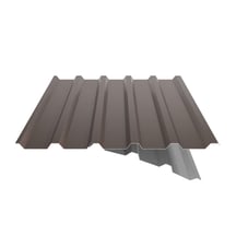 Trapezblech 35/207 | Dach | Anti-Tropf 1000 g/m² | Stahl 0,75 mm | 25 µm Polyester | 8011 - Nussbraun #6