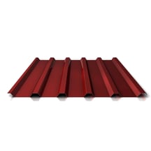 Trapezblech 35/207 | Dach | Anti-Tropf 1000 g/m² | Stahl 0,50 mm | 35 µm Mattpolyester | 29 - Rot #1
