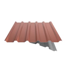 Trapezblech 35/207 | Dach | Anti-Tropf 2400 g/m² | Stahl 0,50 mm | 35 µm Mattpolyester | 75 - Ziegelrot #6