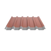 Trapezblech 35/207 | Dach | Anti-Tropf 2400 g/m² | Stahl 0,50 mm | 60 µm Puramid | 8004 - Kupferbraun #5