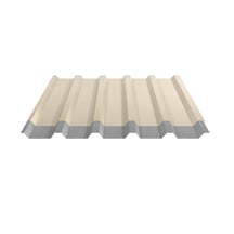 Trapezblech 35/207 | Dach | Anti-Tropf 700 g/m² | Stahl 0,63 mm | 25 µm Polyester | 1015 - Hellelfenbein #5