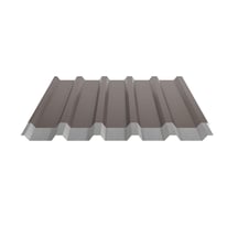 Trapezblech 35/207 | Dach | Anti-Tropf 700 g/m² | Stahl 0,75 mm | 25 µm Polyester | 8011 - Nussbraun #4