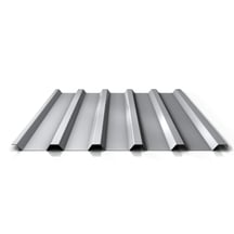 Trapezblech 35/207 | Dach | Stahl 0,63 mm | 25 µm Polyester | 9006 - Weißaluminium #1