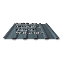 Trapezblech 35/207 | Dach | Aluminium 0,70 mm | 25 µm Polyester | 7016 - Anthrazitgrau #2