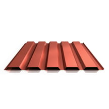 Trapezblech 35/207 | Wand | Stahl 0,50 mm | 25 µm Polyester | 8004 - Kupferbraun #1