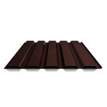Trapezblech 35/207 | Wand | Stahl 0,63 mm | 25 µm Polyester | 8017 - Schokoladenbraun #1