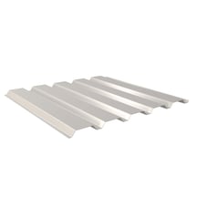 Trapezblech 35/207 | Wand | Stahl 0,75 mm | 60 µm Puramid | 9002 - Grauweiß #1