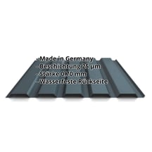 Trapezblech 35/207 | Wand | Aluminium 0,70 mm | 25 µm Polyester | 7016 - Anthrazitgrau #2
