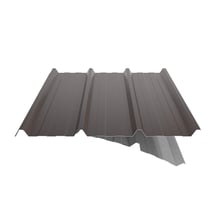 Trapezblech 45/333 | Dach | Anti-Tropf 1000 g/m² | Sonderposten | Stahl 0,40 mm | 25 µm Polyester | 8014 - Sepiabraun #6