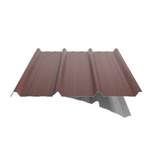 Trapezblech 45/333 | Dach | Anti-Tropf 1000 g/m² | Stahl 0,63 mm | 25 µm Polyester | 8012 - Rotbraun #5