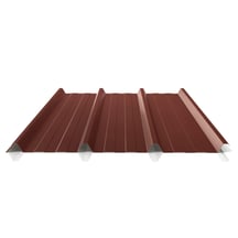 Trapezblech 45/333 | Dach | Anti-Tropf 1000 g/m² | Aluminium 0,70 mm | 25 µm Polyester | 8012 - Rotbraun #1