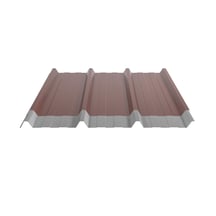 Trapezblech 45/333 | Dach | Anti-Tropf 1000 g/m² | Aluminium 0,70 mm | 25 µm Polyester | 8012 - Rotbraun #5