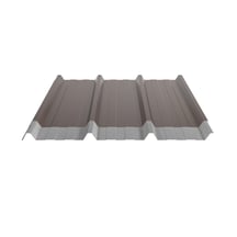 Trapezblech 45/333 | Dach | Anti-Tropf 2400 g/m² | Stahl 0,50 mm | 25 µm Polyester | 8011 - Nussbraun #4