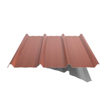 Trapezblech 45/333 | Dach | Anti-Tropf 2400 g/m² | Stahl 0,50 mm | 35 µm Mattpolyester | 75 - Ziegelrot #6