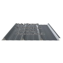 Trapezblech 45/333 | Dach | Aluminium 0,70 mm | 25 µm Polyester | 7016 - Anthrazitgrau #2