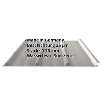 Trapezblech 45/333 | Dach | Aluminium 0,70 mm | 25 µm Polyester | 9007 - Graualuminium #2