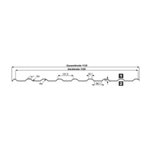 Trapezblech T18DR | Dach | Anti-Tropf 700 g/m² | Stahl 0,50 mm | 50 µm PURLAK® | 7016 - Anthrazitgrau #9