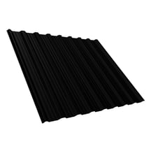 Trapezblech T18DR | Dach Stahl 0,50 mm | 35 µm Mattpolyester | 033 - Schwarz Trapezblech T18DR | Dach | Stahl 0,50 mm | 35 µm Mattpolyester | 033 - Schwarz #1