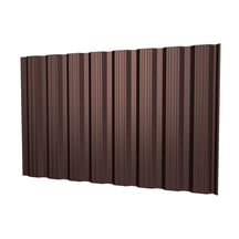 Trapezblech T18DR | Wand | Stahl 0,50 mm | 35 µm Mattpolyester | 8017 - Schokoladenbraun #1