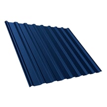 Trapezblech T20M | Dach | Anti-Tropf 700 g/m² | Stahl 0,50 mm | 25 µm Polyester | 5010 - Enzianblau #1