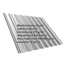 Trapezblech T20M | Dach | Anti-Tropf 700 g/m² | Stahl 0,50 mm | 25 µm Polyester | 9007 - Graualuminium #2
