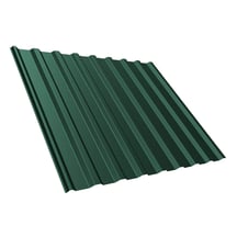 Trapezblech T20M | Dach | Anti-Tropf 700 g/m² | Stahl 0,63 mm | 25 µm Polyester | 6005 - Moosgrün #1