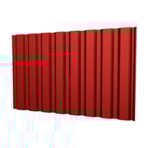 Trapezblech T20M | Wand | Stahl 0,50 mm | 25 µm Polyester | 3016 - Korallenrot #1